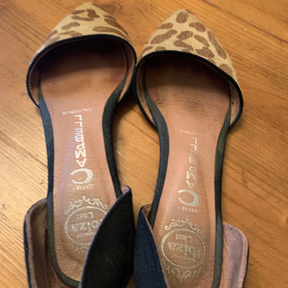 Jeffrey Campbell Leopard In Love D'Orsay Flat - Picture 6 of 7